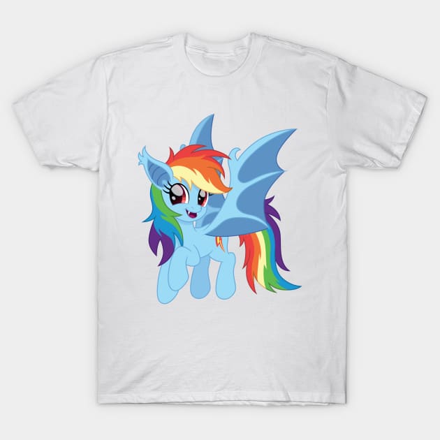 Rainbow Dash bat pony T-Shirt by CloudyGlow